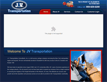 Tablet Screenshot of jvtransportation.com